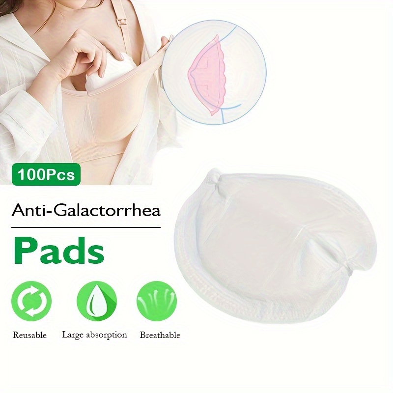 4pcs Round Liquid Silicone Breastfeeding Nipple Covers, Reusable & Washable  Nipple Pads