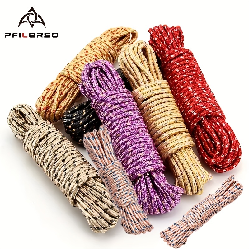 20m Nylon Rope Lines Cord Clothesline Garden Camping Outdoors (orange)