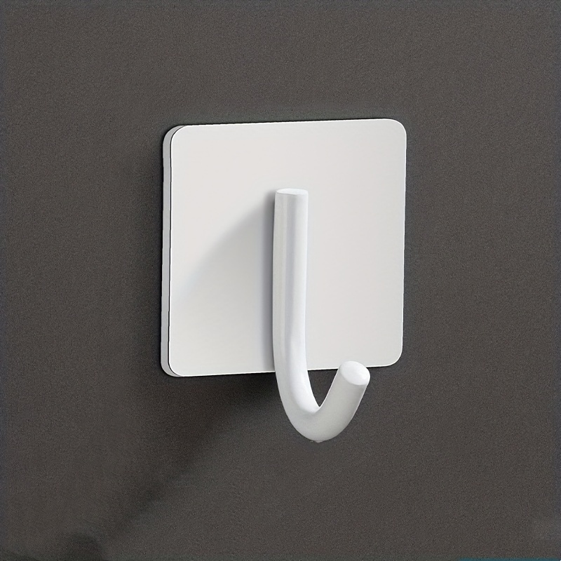 8pcs Wall Hook Stainless Steel Multipurpose Traceless Hook Home Sticky Hook