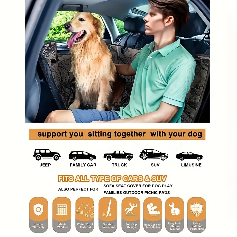 Pet-Autositzbezug Geeignet Für Große Und Mittelgroße Hunde