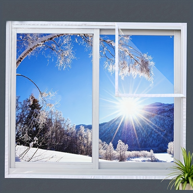 1 Stück Winterfenster-Windschutzscheiben-Wärmedämmfolie