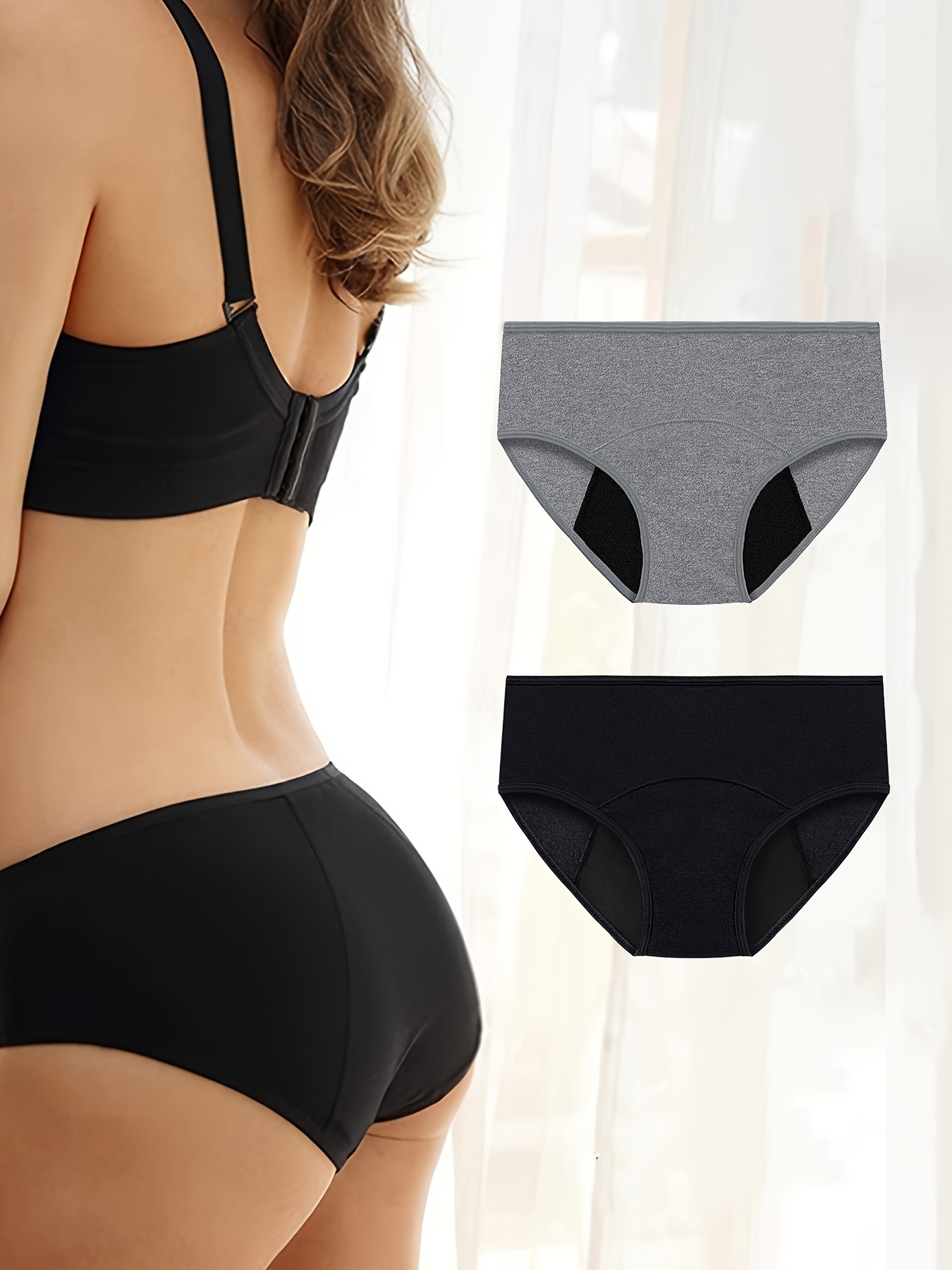 Brilliant Cyber·Monday Deals Underwear for Women Plus Size Leak Proof  Menstrual Period Panties Women Underwear P Waist Pants