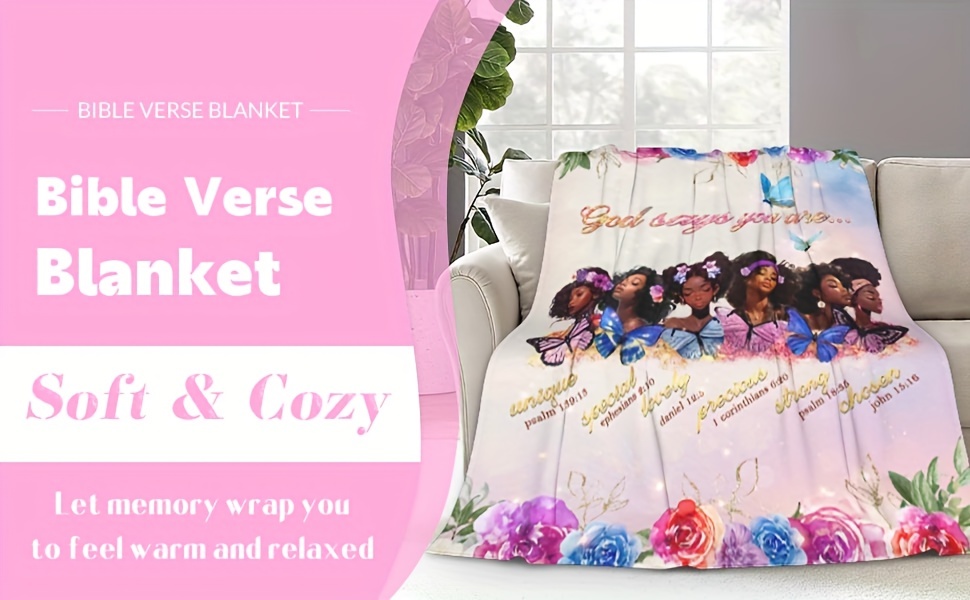 Christian Prayer Blanket Soft Cozy Bible Verse Blanket - Temu