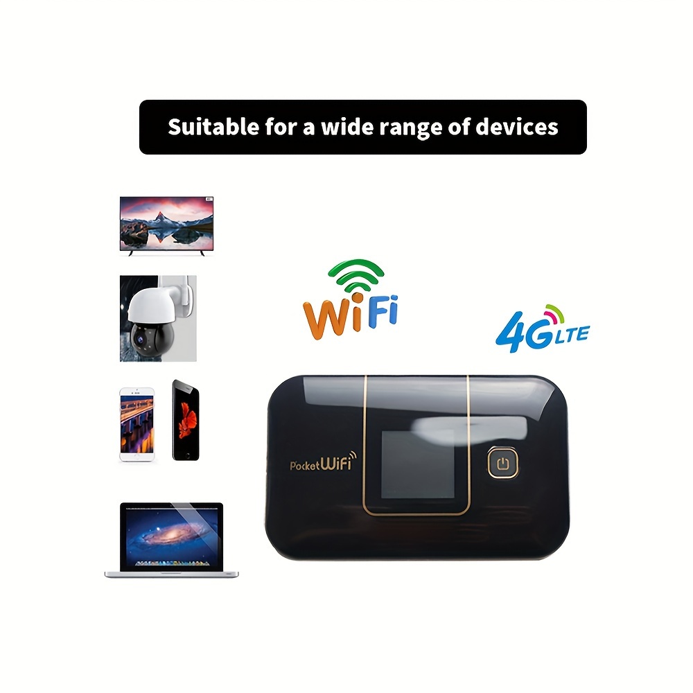 H6800, 4g Lte Pocket Wifi Battery Unlimited Data And Hotspot Tethering