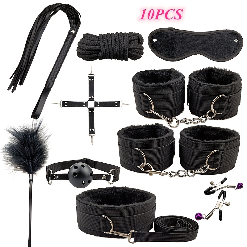 19pcs Conjunto Juguetes Sexuales Bdsm Bondage Juegos Adultos - Temu