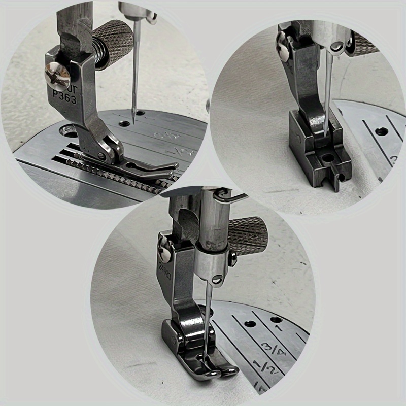 Zipper Sewing Machine Presser Foot Left Right Narrow Foot - Temu