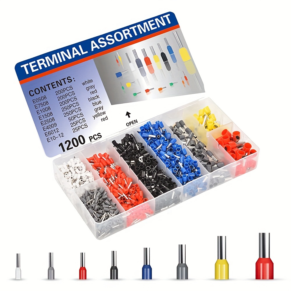 Wire Ferrules Terminals Kit Ferrule Crimping Kit Assortment - Temu