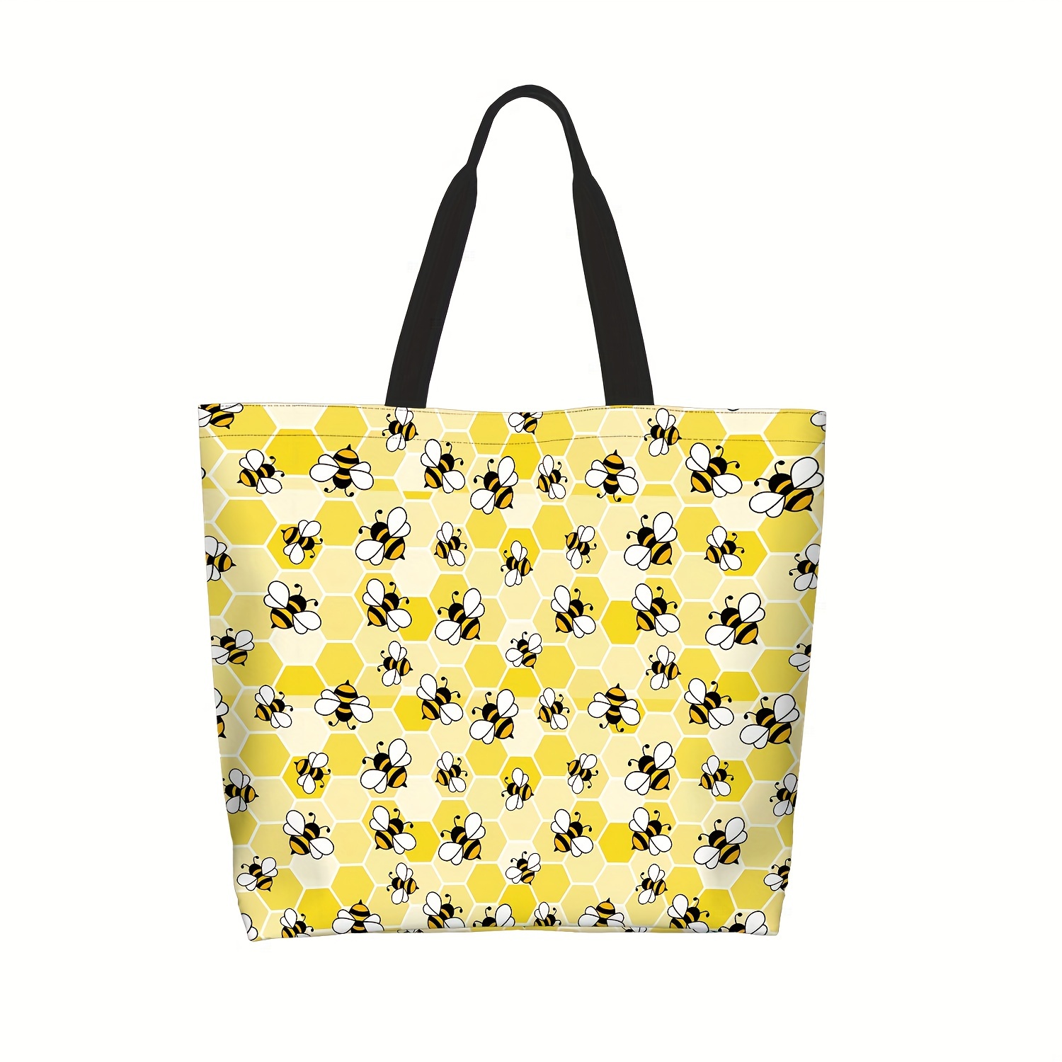 Cartoon Pattern Double Handle Shoulder Tote Bag