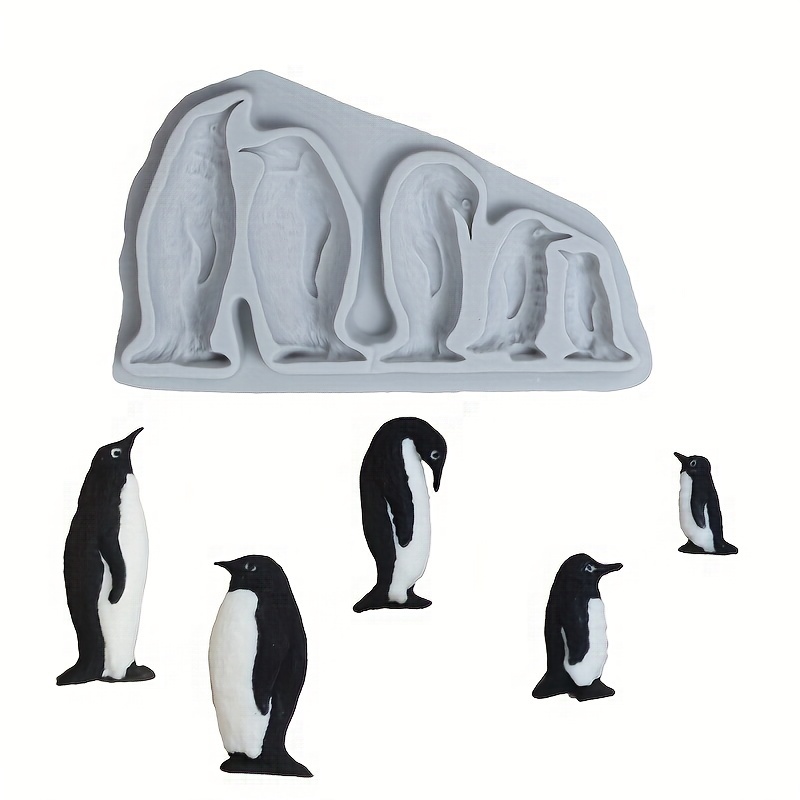 Penguin Silicone Mold Candle Mold Soap Mold Clay Mold For - Temu