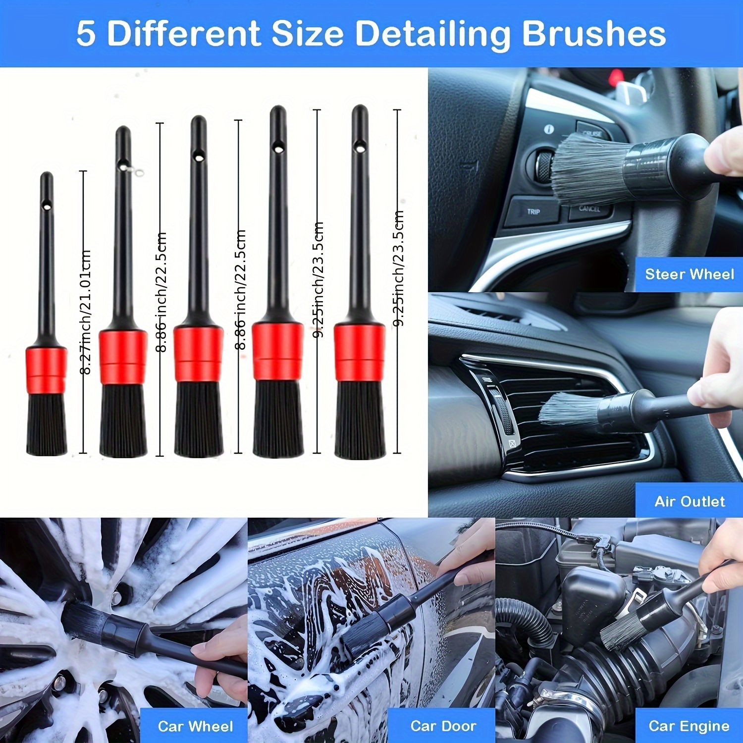 Engine Brush Kit set of 4