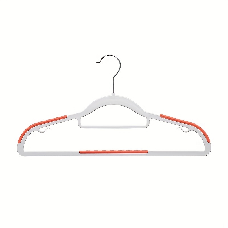 Plastic Clothes Hangers With Hooks Wet And Dry Coat Hanger - Temu