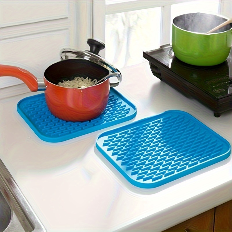 3pcs Non-Slip Heat Proof Mat With 3pcs Felt Coaster For Drinks, Heat  Resistant Mat For Air Fryer