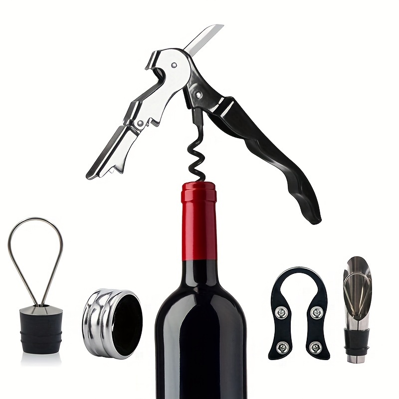 Ouvre-bouteille de vin, tire-bouchon à ailes, vis de liège, ouvre-bouteille  de vin, outil d'ouverture de bouteille de vin - AliExpress