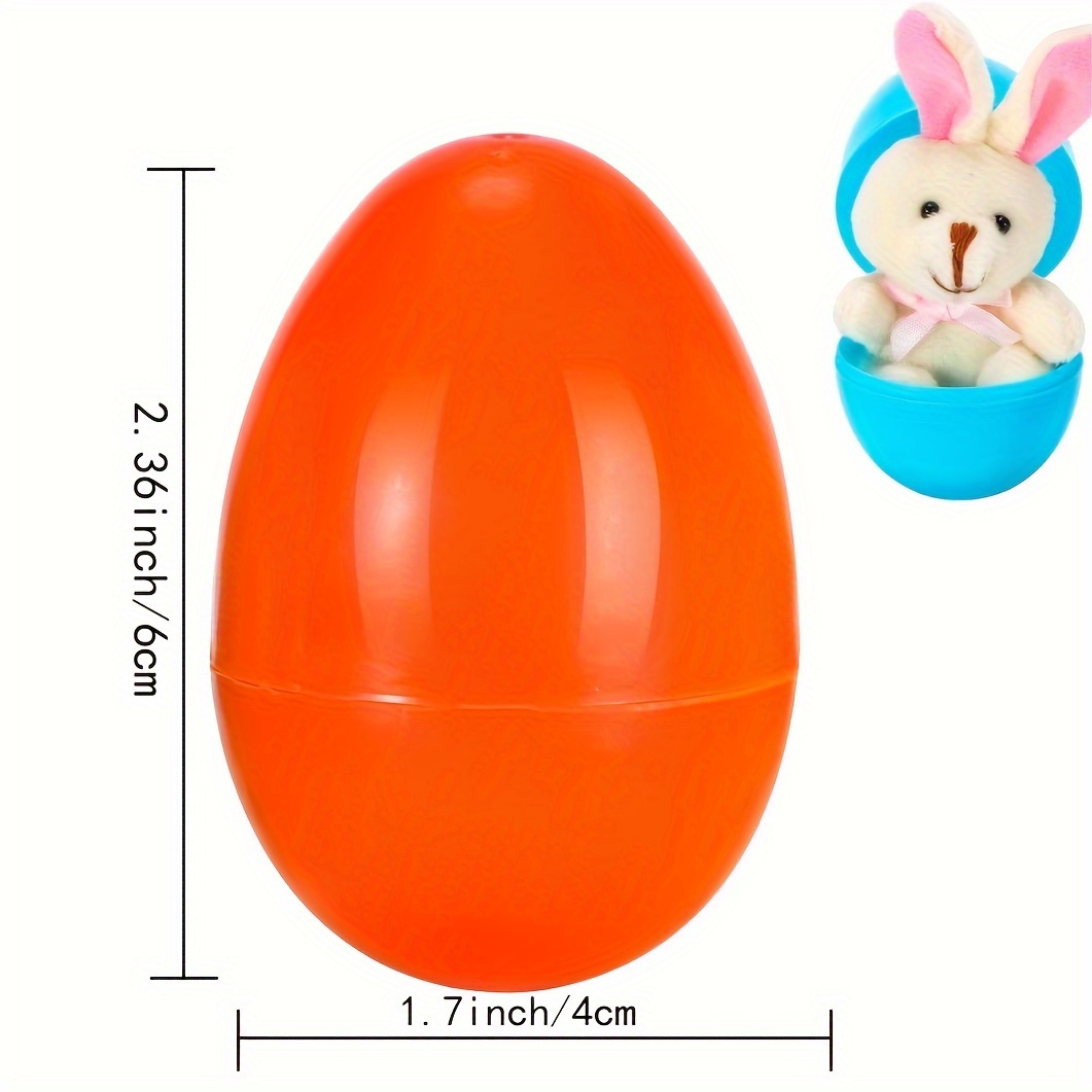 12 pz/set uova di pasqua riempibili plastica colorata guscio d'uovo di  pasqua caramelle pasquali regalo giocattoli per bambini scatole decorazioni  pasquali a forma di uovo - AliExpress