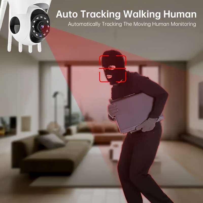 1080p Kamera Home Wireless WIFI Sicherheitsüberwachungskamera  Zwei-Wege-Audio 360 Grad Smart Auto Tracking Baby Monitoring Record