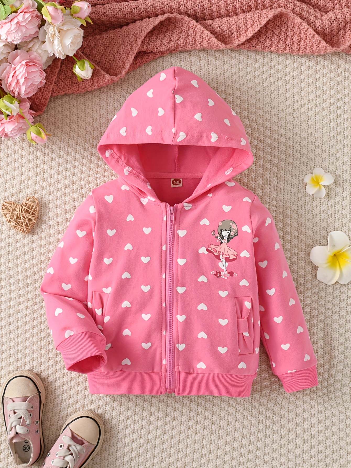 Cute pink outlet jacket