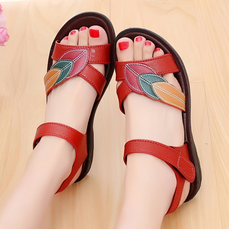 womens elegant open toe sandals slip flat shoes non slip pvc