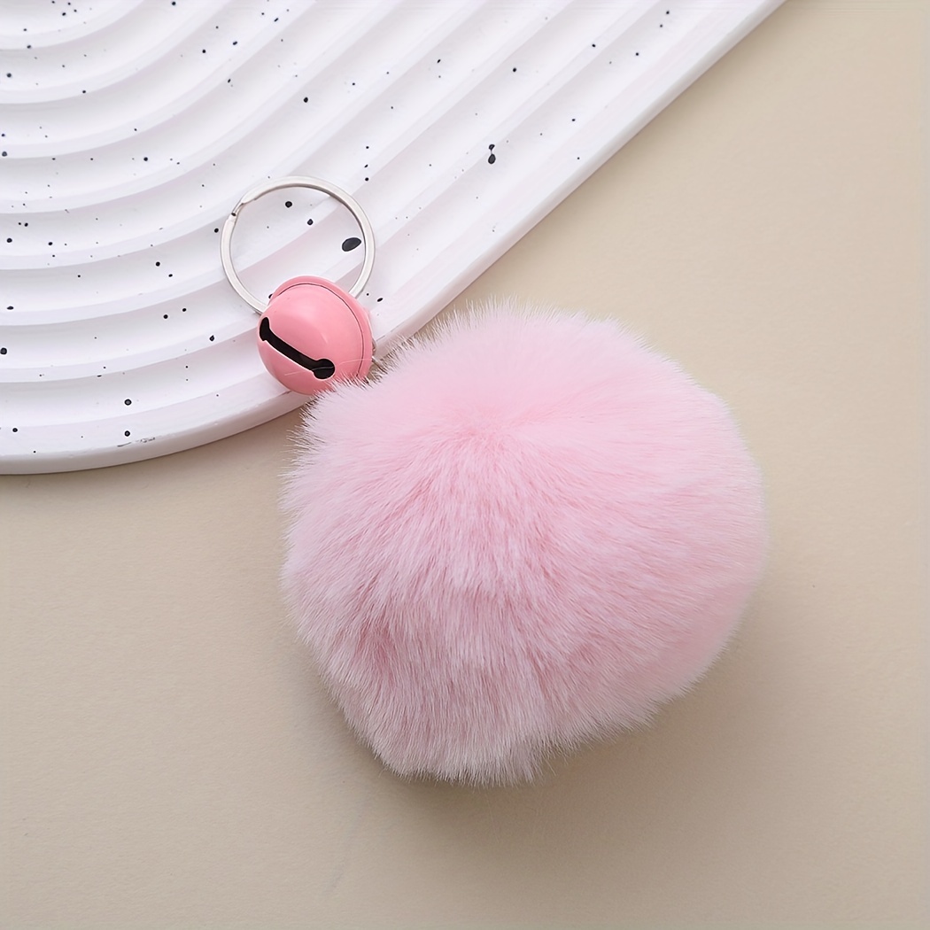 Cactus Pom Pom Keychain Cute Plush Key Chain Ring Bag - Temu