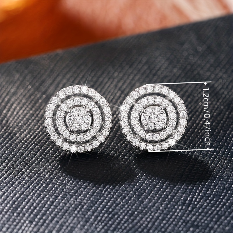 CZ Stud Earrings - April Birthstone - Nickel Free - Durable - Sparkling