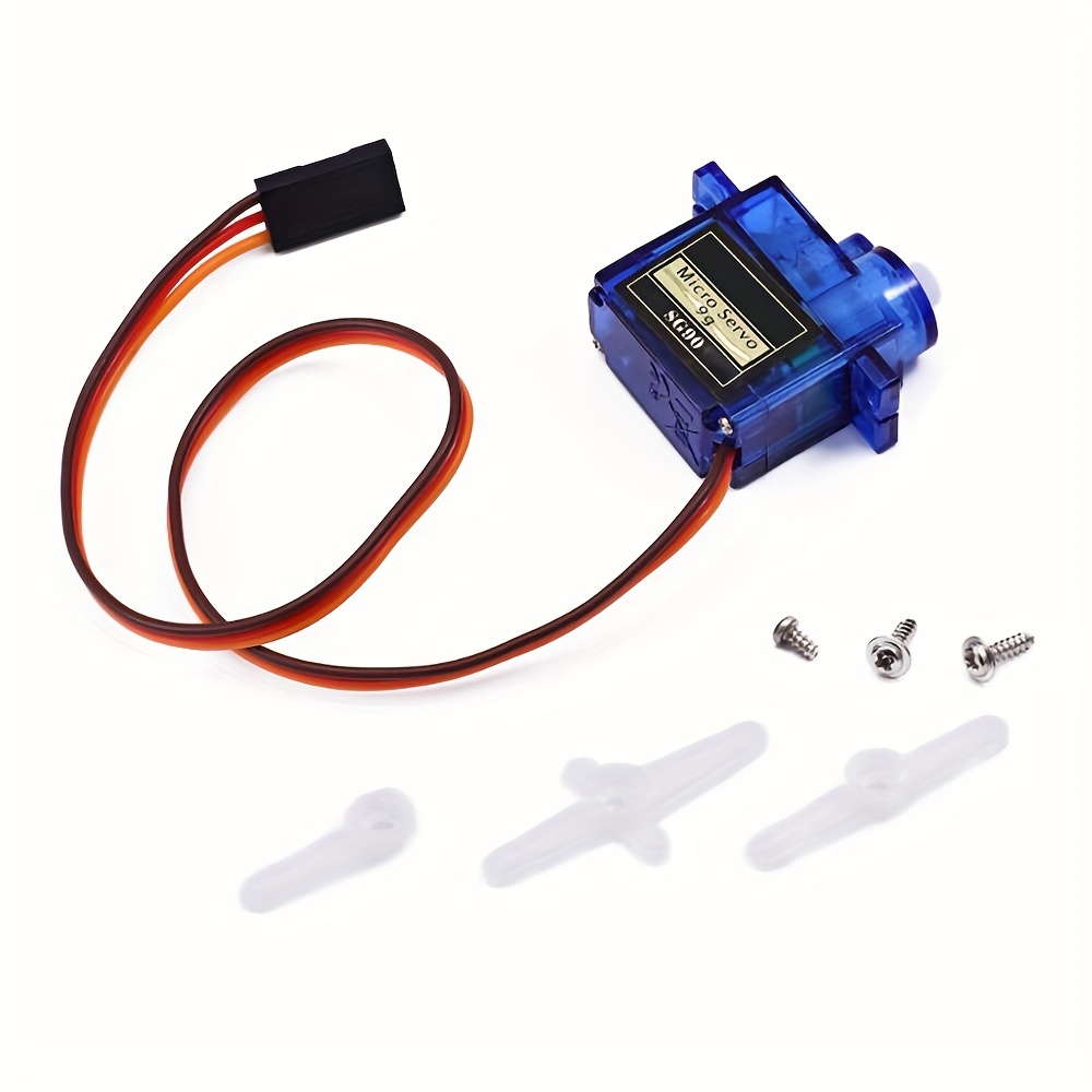 Sg90 9g Micro Servo System 180 Rotation Rc Robot Helicopter Car Boat  Control Christmas Thanksgiving Halloween Gift, Save Money Temu