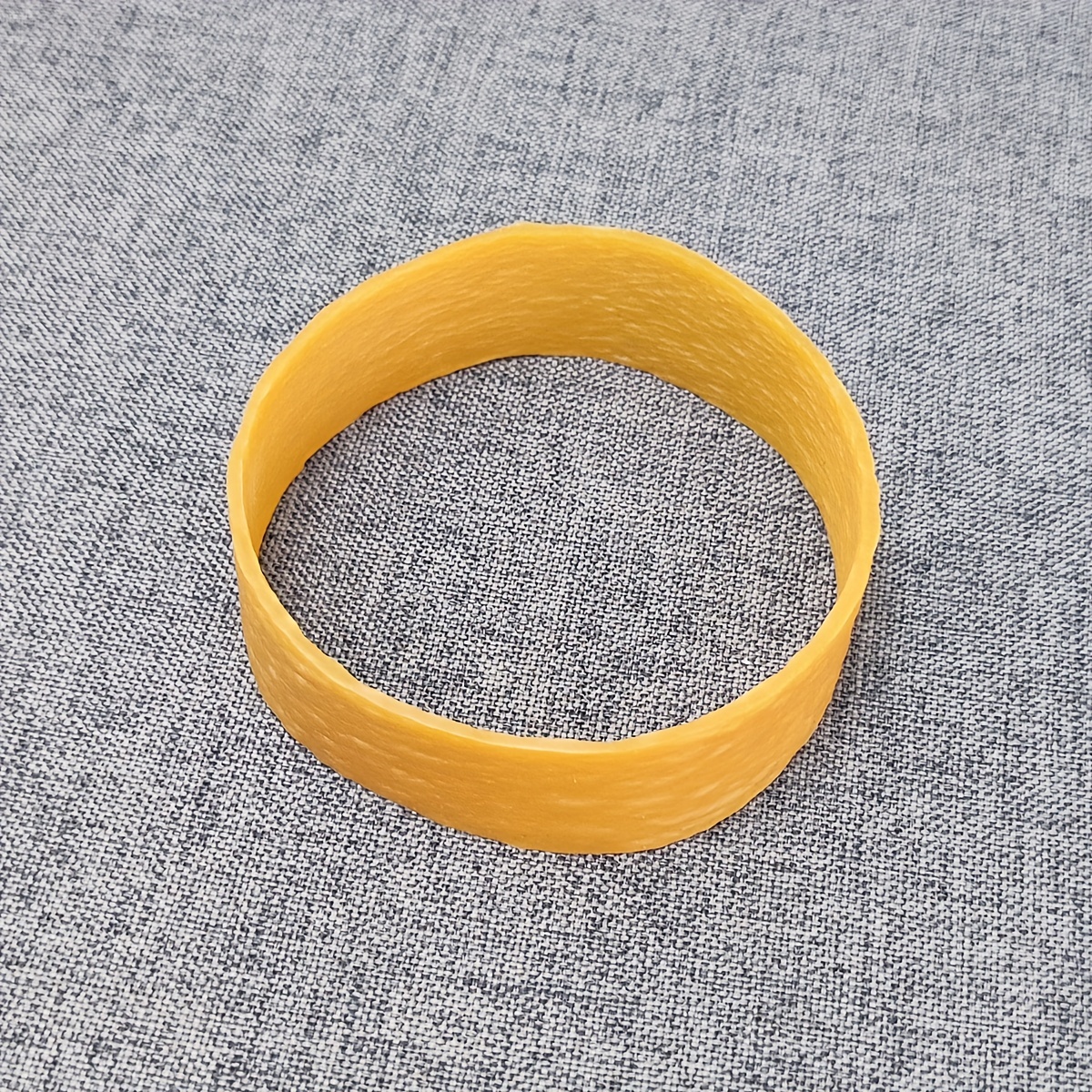 20 Pcs Yellow High Elastic 4.7 Inch Rubber Bands Stretchable Rings