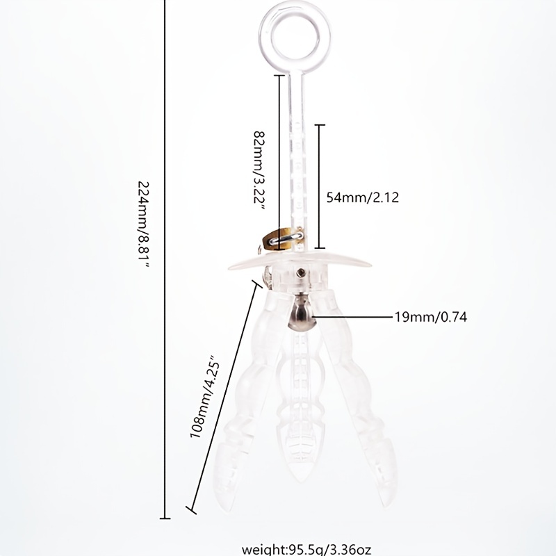 1pc SM Sexy Dilatatore in resina Speculum Vagina Dilatatore Ano Telescopico  Spinta Dilatatore anale Donne e uomini Giocattoli sessuali Pompa di