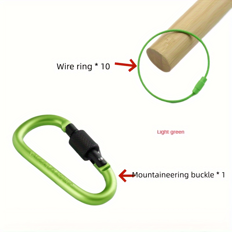 Wire Keychain Ring, Stainless Steel Wire Cable Rope, Heavy Duty Luggage Tag Ring 1.5mm*15cm (5.91in),Temu