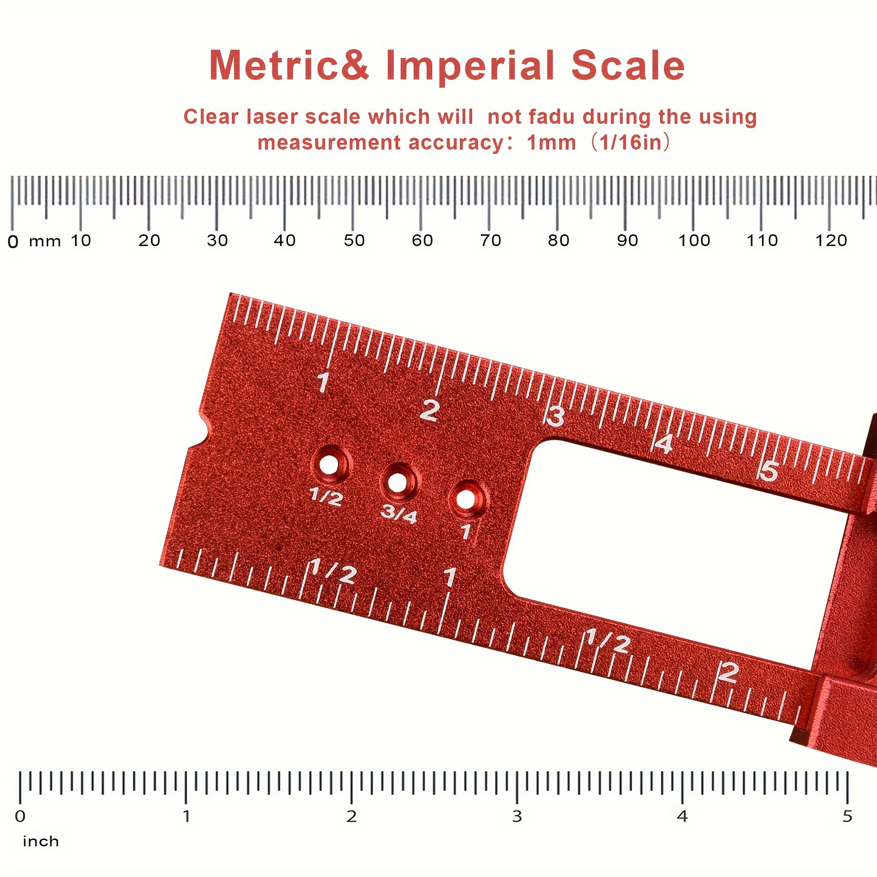 High Precision Tenon Caliper Metric Imperial Card Gauge - Temu Canada