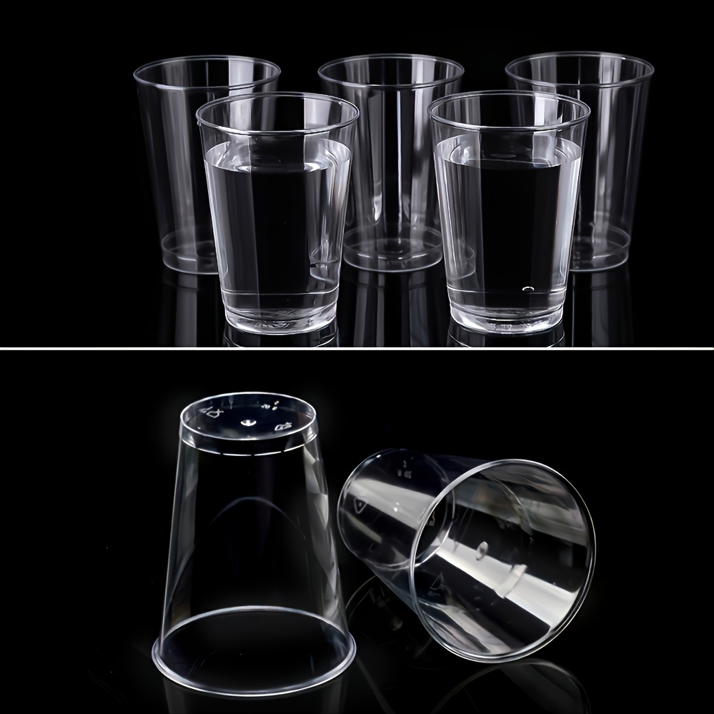 Plastic Cups - Clear Round Plastic Cups