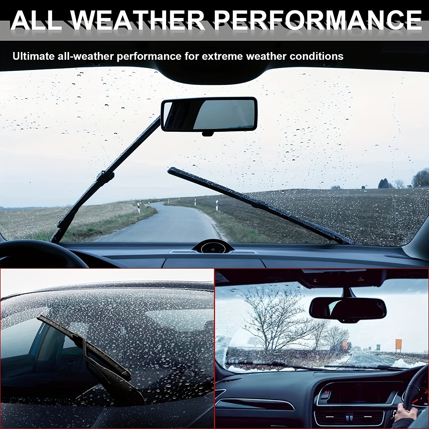 U J Type Hook Hybrid Wiper for Windscreen