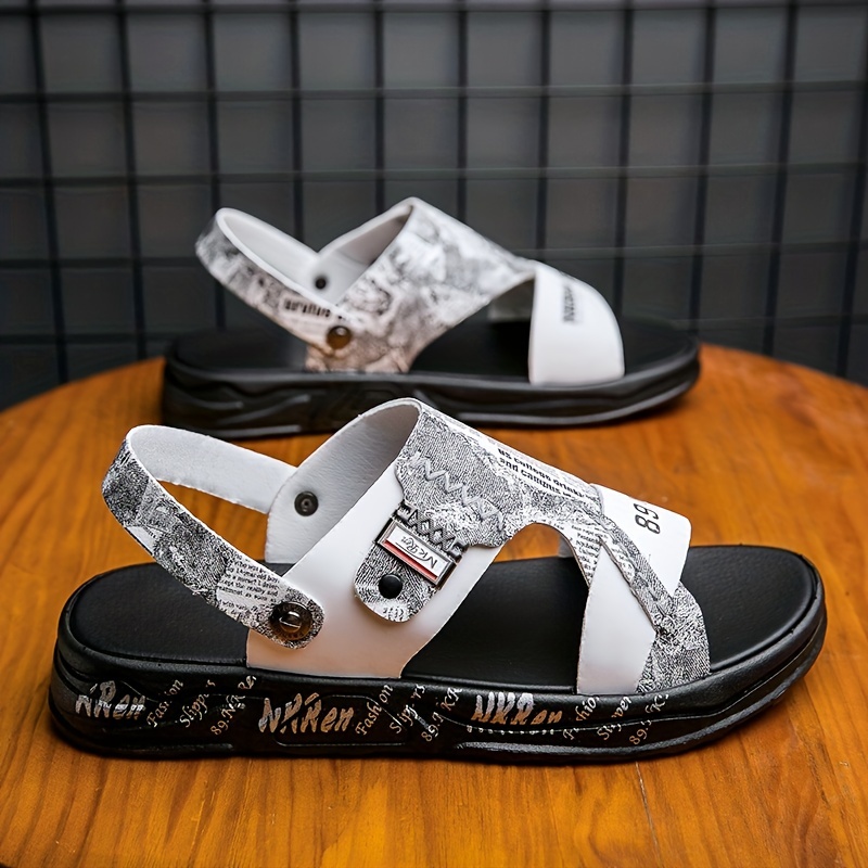 Men's Non Slip Sandals Quick Drying Beach Shoes Summer