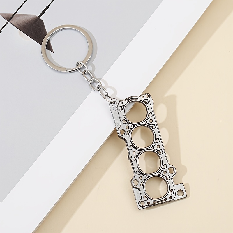 4 Cylinder Engine Head Gasket Keychain