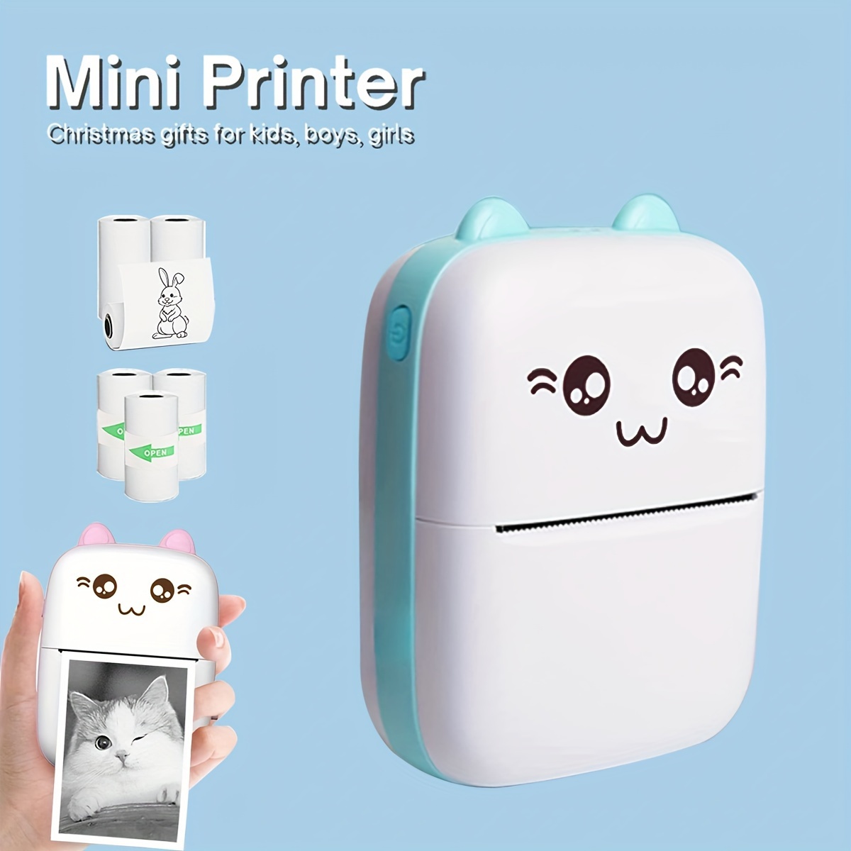 Mini Photo Printer Impresora Térmica Portátil Android Ios - Temu