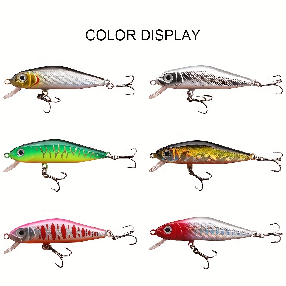 Floating Minnow Top Water Fishing Lures Bionic Bait For Red - Temu