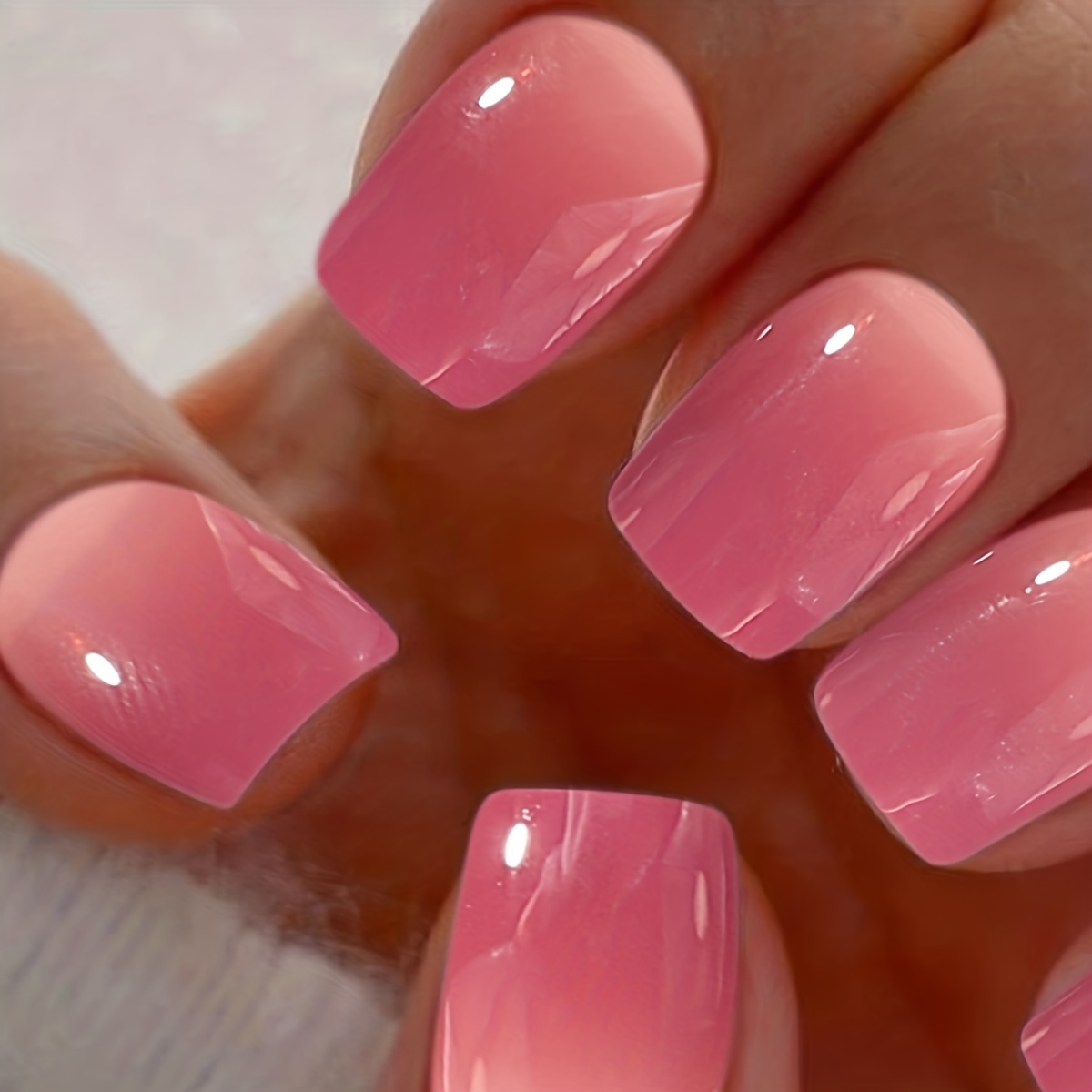 Hot Pink Ombre Nail -  Canada