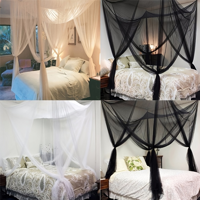 1pc large mosquito net four corner for bed canopy bed canopy elegant mosquito net for bedroom guest room