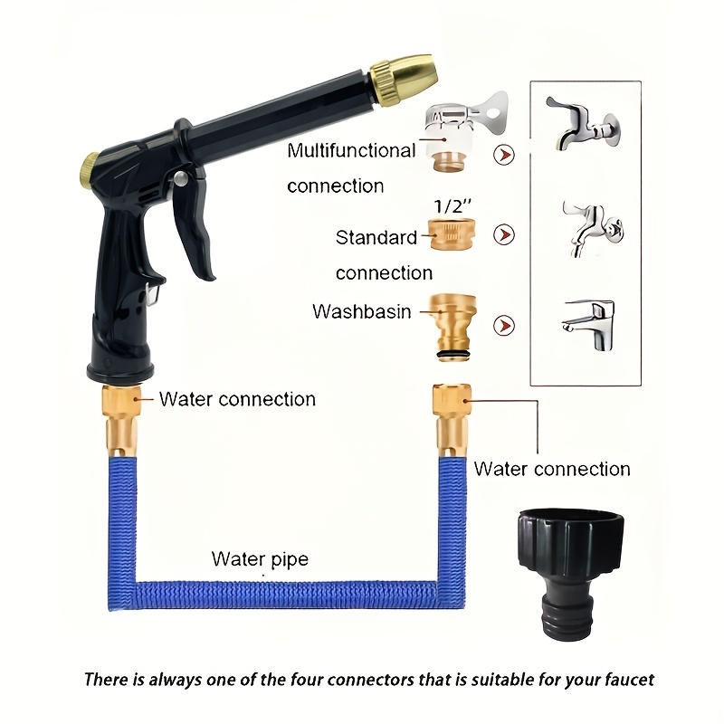 High pressure Car Wash Hose With Multifunctional Connector - Temu