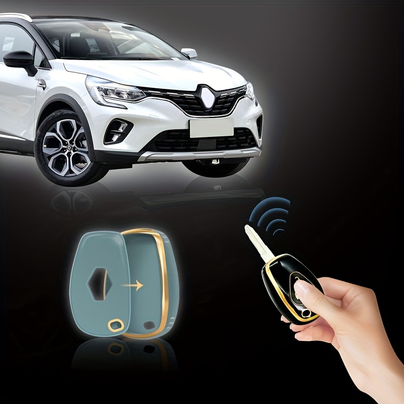 2 Buttons New Tpu Remote Key Fob Case Cover Renault Megane - Temu