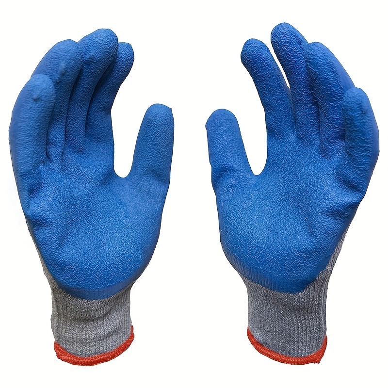 Superior Grip Waterproof Work Gloves Double Latex Coating - Temu