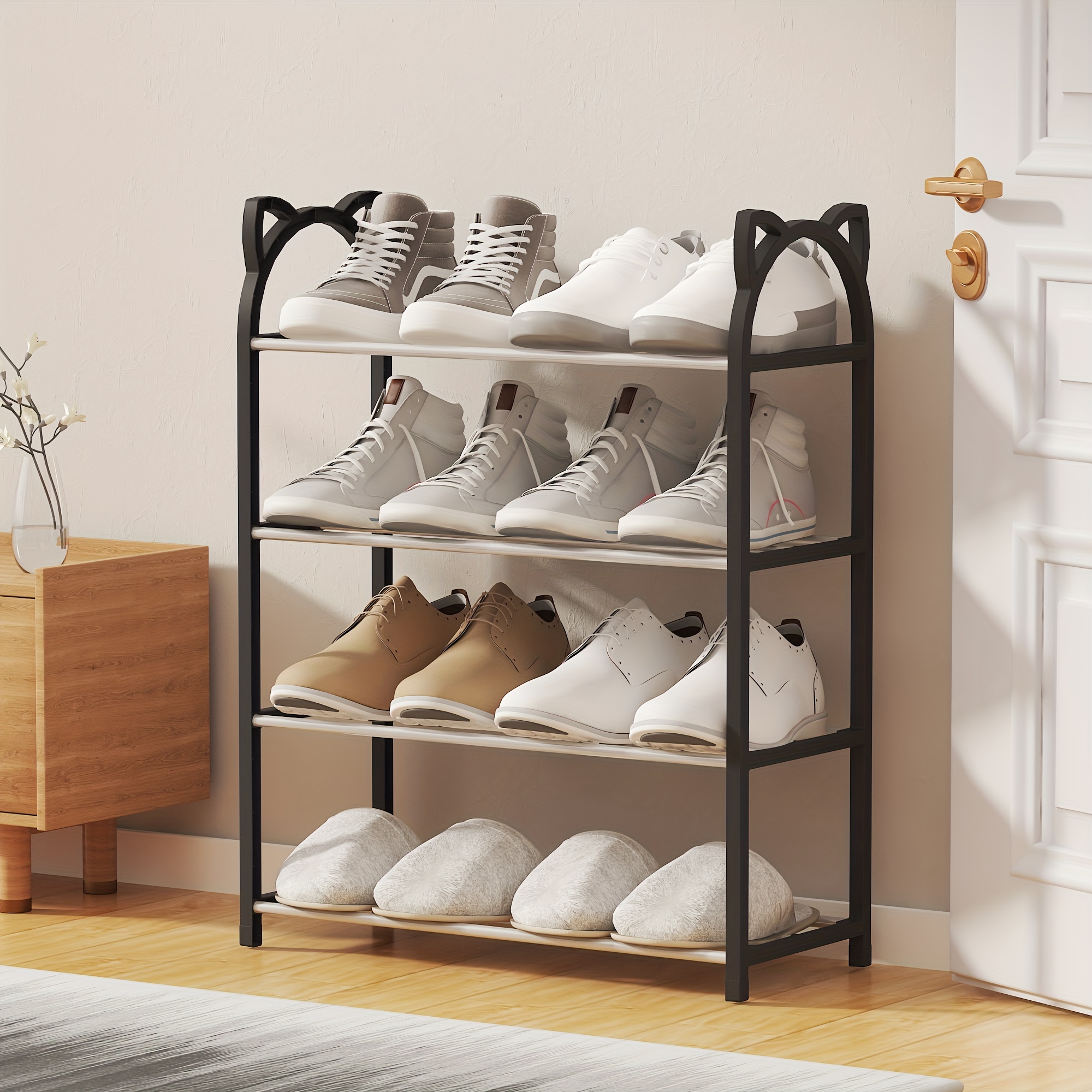 Household Storage Multi Layer Shoe Rack Living Room Entryway Small