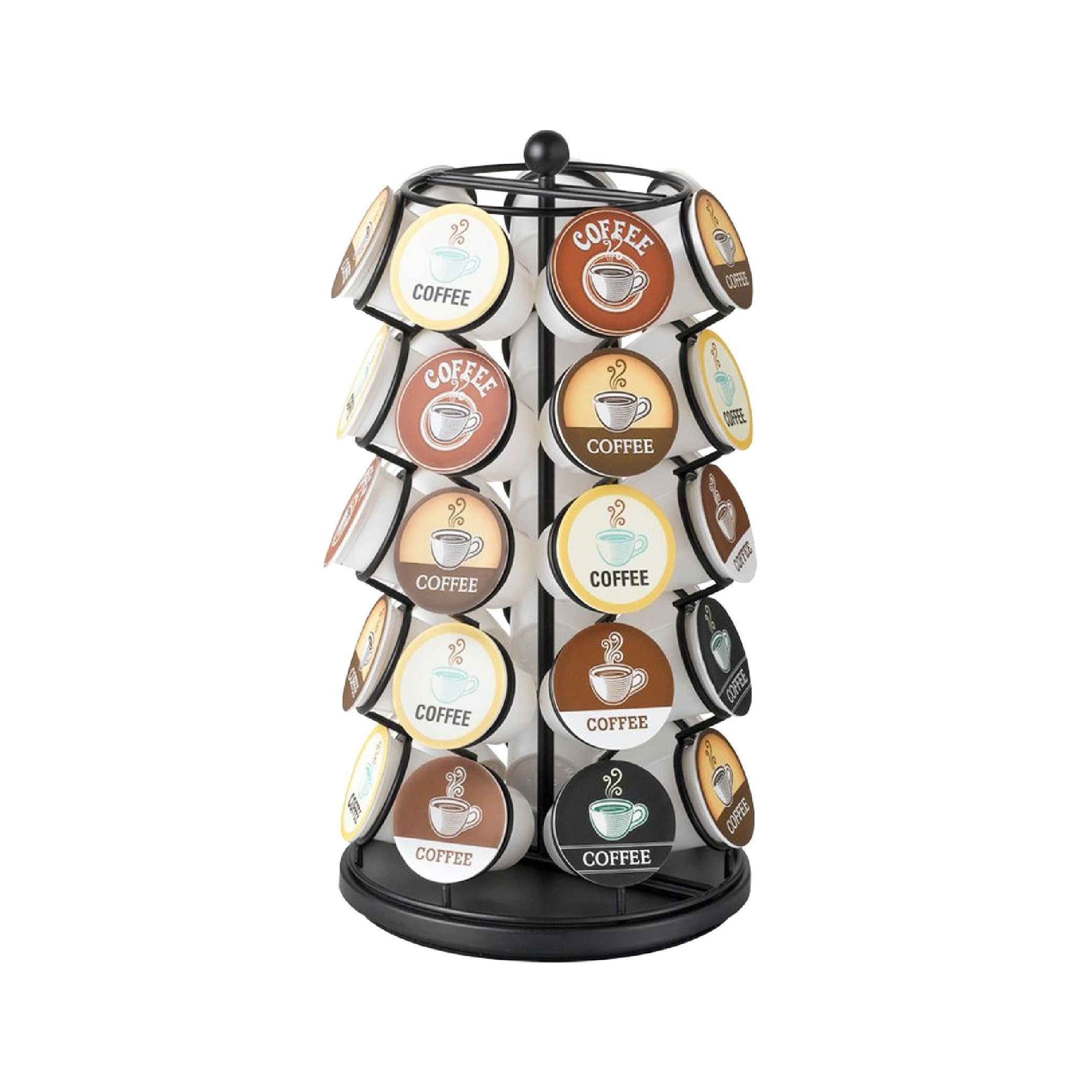 Rotating Coffee Pod Storage Rack Compatible With K cup - Temu Canada