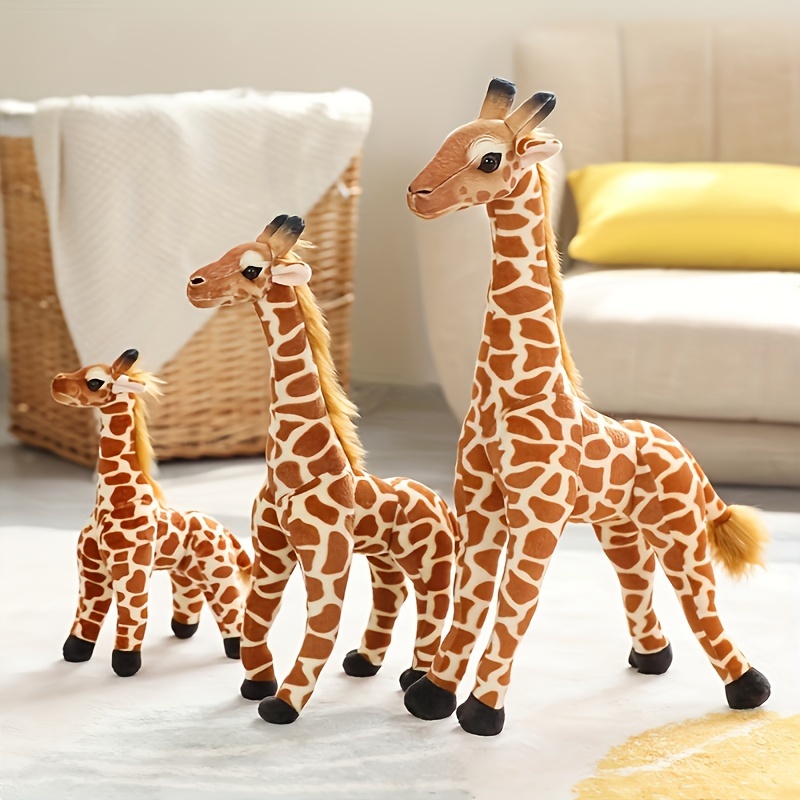 

Simulation Giraffe Plush Cartoon Animal Toy, Deer Plush Toy, Children's Room Decoration Shooting Props Gift