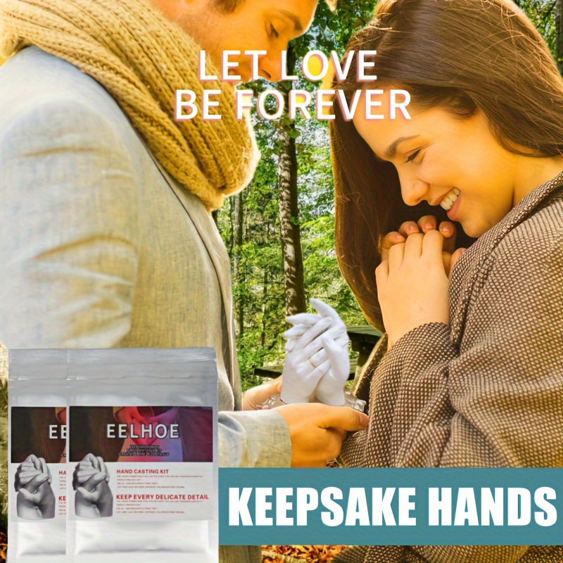 Keepsake 3d Hand Mold Set Souvenir Creative 3d Hand And Foot - Temu