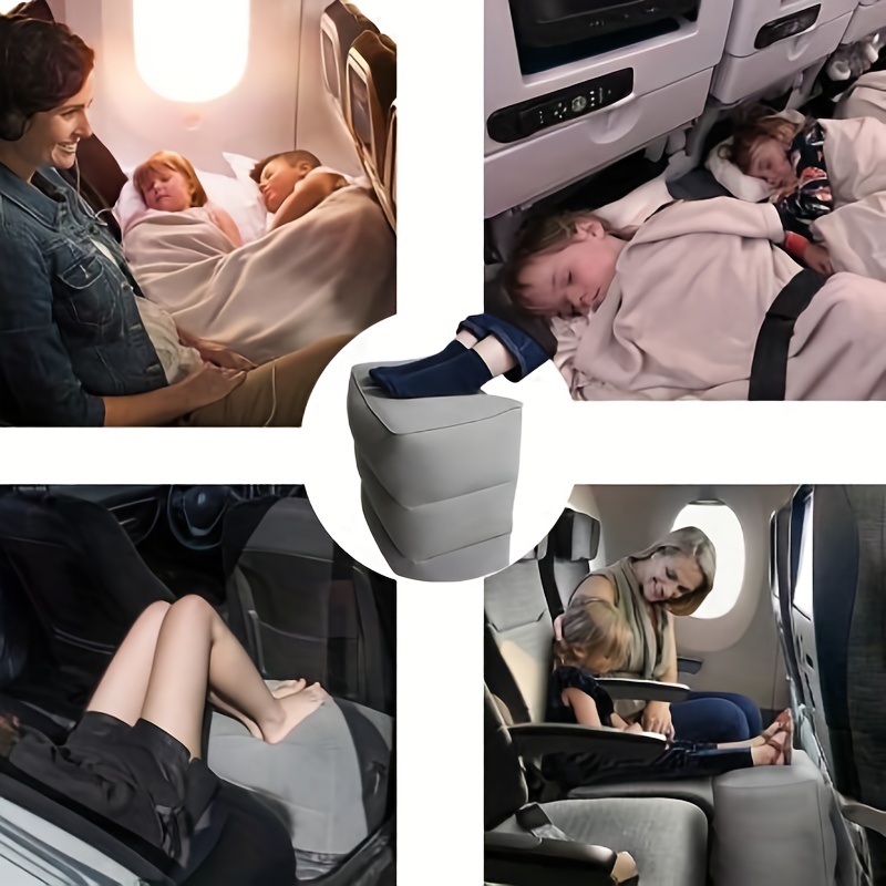 Upgrade Your Travel Comfort: Inflatable Foot Rest Pillow - Temu