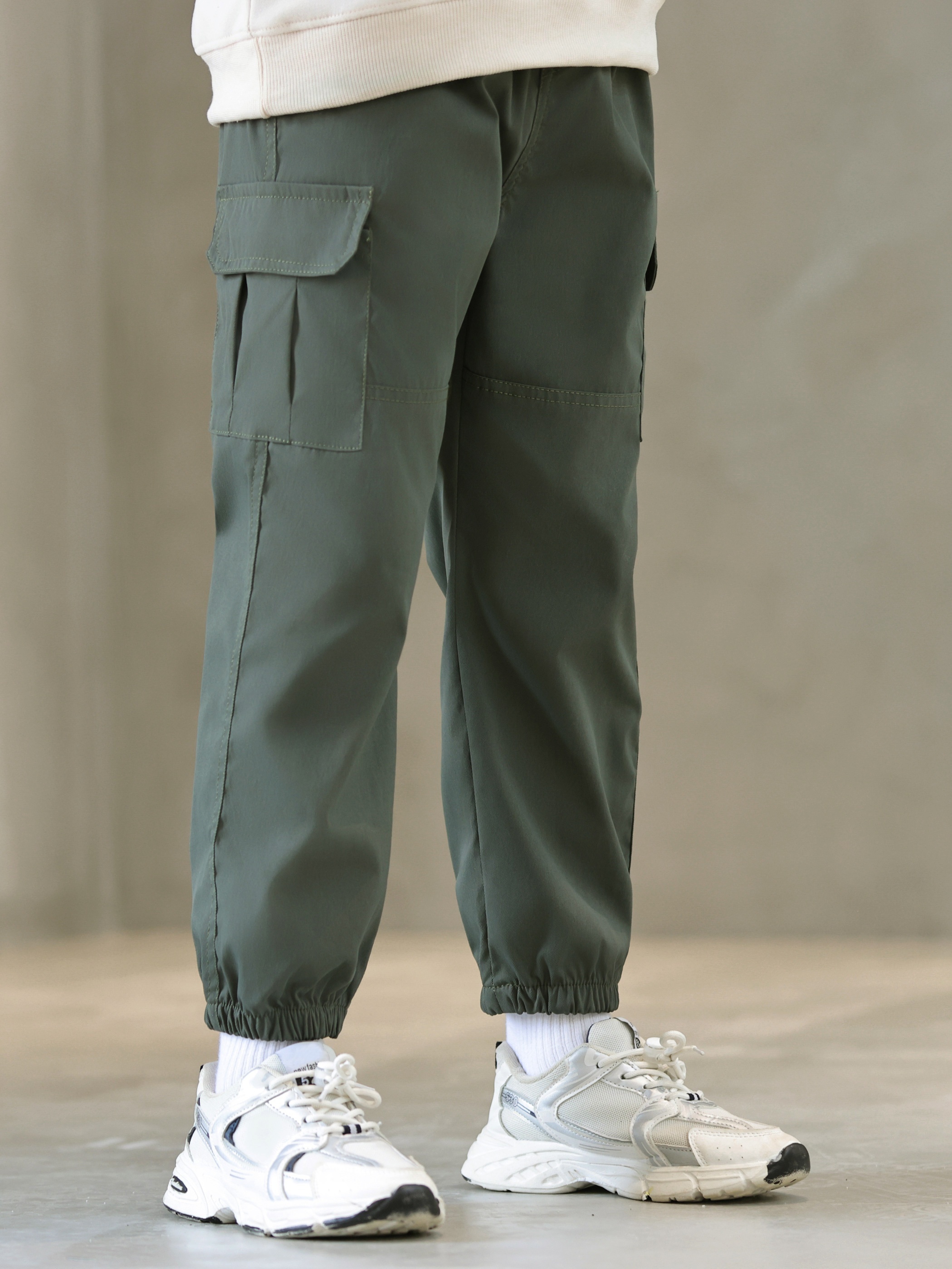 Cargo Pants for Boys New Fashion Sweatpants Black Khaki Baggy Pants Teens  Kids Spring Fall Joggers