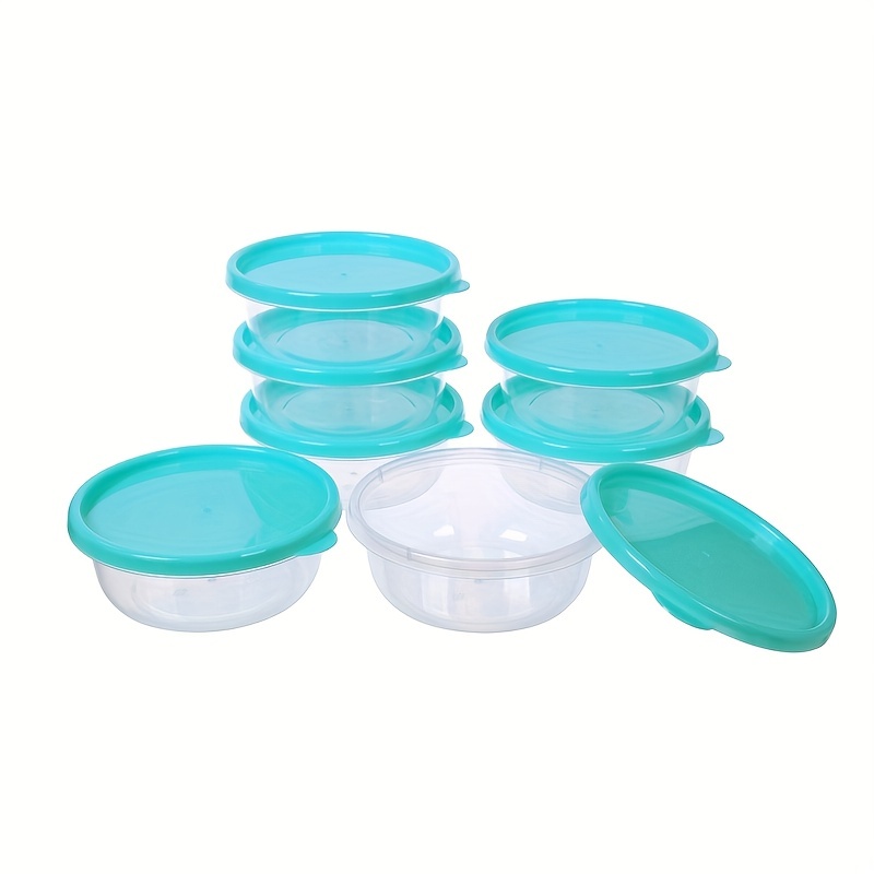 6/7pcs Round Food Containers With Lids, Fresh Keeping Food Storage  Container, Outdoor Picnic Solid Storage Box, Non-disposable Lunch Box,  Fresh-keepin