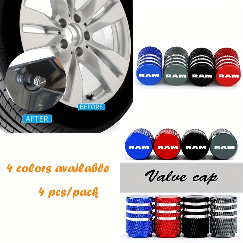 Logo Car Styling Wheel Tire Valves Cover For Auto Accessories Temu