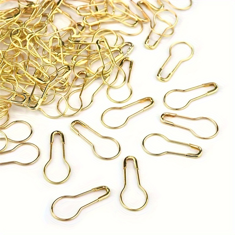 Mix Safety Pins Metal Gourd Pins Crochet Locking Knitting - Temu