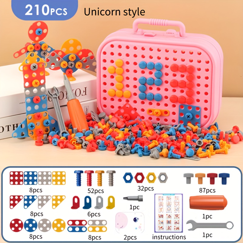 Kit d'outils de tournevis de jouet de boîte à outils de simulation