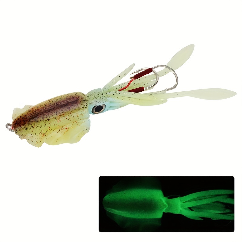 Artificial Bionic Squid Fishing Lure Simulation Luminous - Temu United  Kingdom